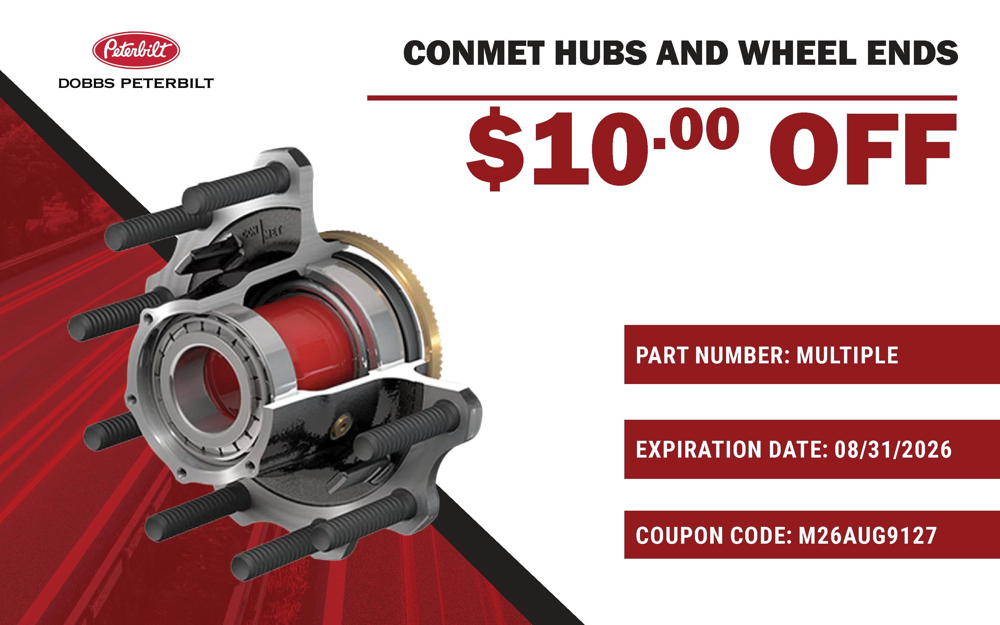 conmet hubs and wheel ends